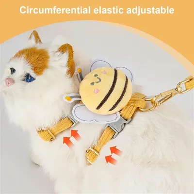 MCBOSON Petit Chien Laisse Harnais Chaton Réglable Collier