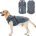 MCBOSON Wintermantel mit integriertem Geschirr, reflektierende Hundejacke
