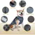 MCBOSON Wintermantel mit integriertem Geschirr, reflektierende Hundejacke