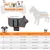 MCBOSON Peignoir Chien Microfibre Absorbant, Serviette pour Chiens Moyens