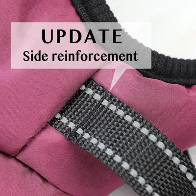 Manteau Hiver Chien Imperméable 2 en 1 avec Harnais