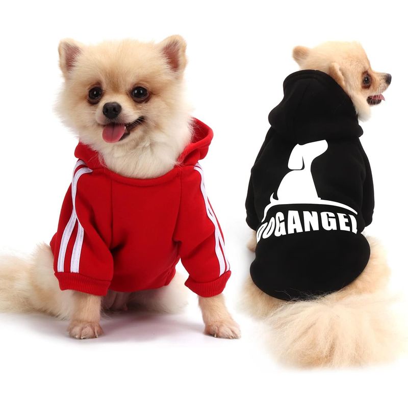 MCBOSON Hundemantel mit Kapuze für Chihuahuas, kleine Hunde