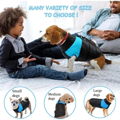 MCBOSON Chaqueta acolchada de invierno para perros, chaleco de ropa
