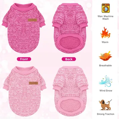 MCBOSON Suéter para perros, ropa abrigada para cachorros, gatos, talla XS. MCBOSON Suéter para perros, ropa abrigada para cachorros, gatos, talla XS.