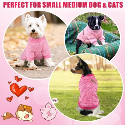 MCBOSON Hundepullover, warme Kleidung für Welpen und Katzen, XS MCBOSON Hundepullover, warme Kleidung für Welpen und Katzen, XS