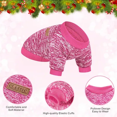 MCBOSON Suéter para perros, ropa abrigada para cachorros, gatos, talla XS. MCBOSON Suéter para perros, ropa abrigada para cachorros, gatos, talla XS.