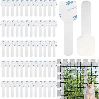 MCBOSON  Crochet fixe pour filet pour chat 60 pièces par groupe