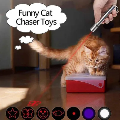 MCBOSON Jouet pour chat avec pointeur laser MCBOSON Jouet pour chat avec pointeur laser