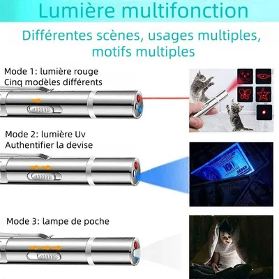 MCBOSON Jouet pour chat avec pointeur laser MCBOSON Jouet pour chat avec pointeur laser