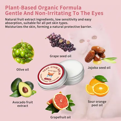 MCBOSON Baume de Soin des Yeux pour Animaux de Compagnie