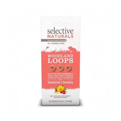 SELECTIVE - Friandises Woodland loops cochon d'inde et rongeurs SELECTIVE - Friandises Woodland loops cochon d'inde et rongeurs