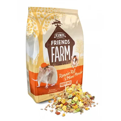 Tiny Friends Farm - Leckere Müslimischung für Ratten und Mäuse - Tiny Frie
