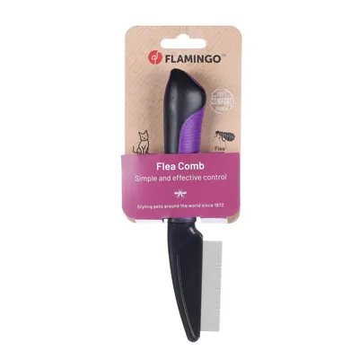 Peigne à puces pour chat de 21 cm.