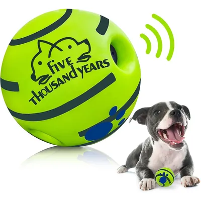 MCBOSON Jouet Squeaky Ball en TPR pour chien