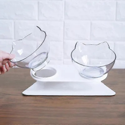 MCBOSON Mangeoire à double Gamelle pour chat