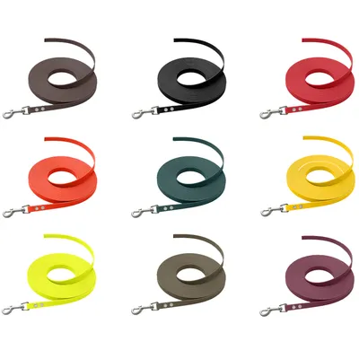 bio-leine Biothane laisse 15m sans dragonne pour petits chiens max 15kg