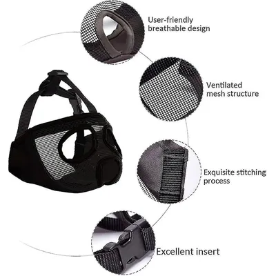 MCBOSON Muselière pour chien à museau court