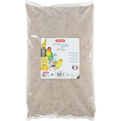 Sable Anisand nature Litière 5 kg pour oiseaux