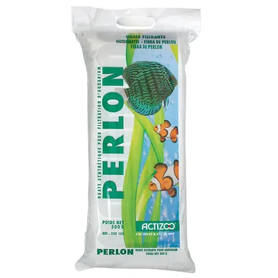 Ouate synthétique PERLON pour filtration d'aquarium 500 g