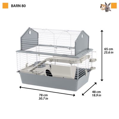Ferplast Clapier Barn 80 78x48x65 cm