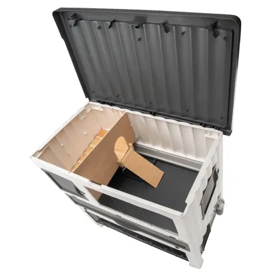 Ferplast Clapier à lapin en résine thermoplastique à deux GRAND LODGE