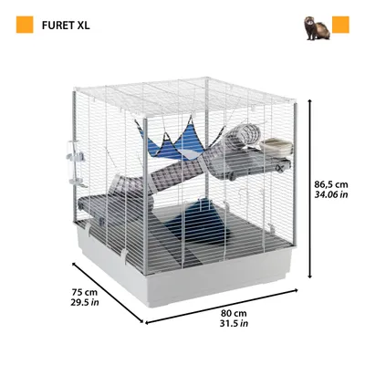 Ferplast Cage pour rongeurs FERPLAST FURET XL : Convient FURET XL