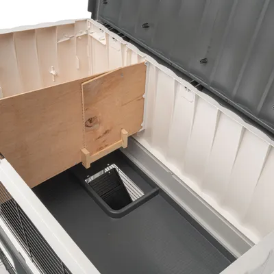 Ferplast Clapier à lapin en résine thermoplastique à deux GRAND LODGE