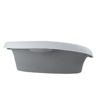 Stefanplast - Bac a litière sprint 10 gris pierre 31 x 43 x 14 h pour chat