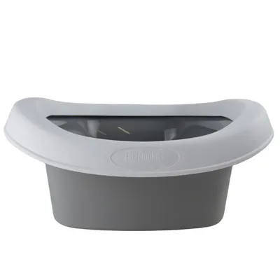 Stefanplast - Bac a litière sprint 10 gris pierre 31 x 43 x 14 h pour chat