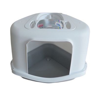 Maison de toilette Corner, 54 x 40 x 40 cm cm, hauteur 40 cm, gris pierre,