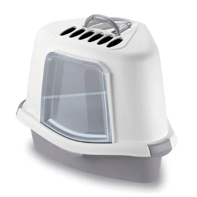 Maison de toilette Corner, 54 x 40 x 40 cm cm, hauteur 40 cm, gris pierre,