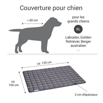 Doctor Bark Couverture matelassée pour chiens
