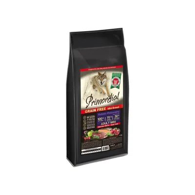Primordial Chien Adulte Mini Canard  Truite 6 Kg Primordial Chien Adulte Mini Canard  Truite 6 Kg