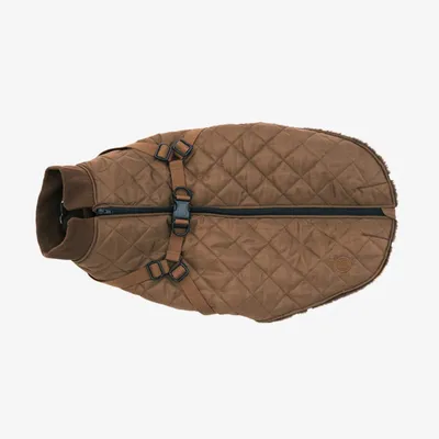 Pet and Co Chien Manteau matelassé avec harnais Ruby