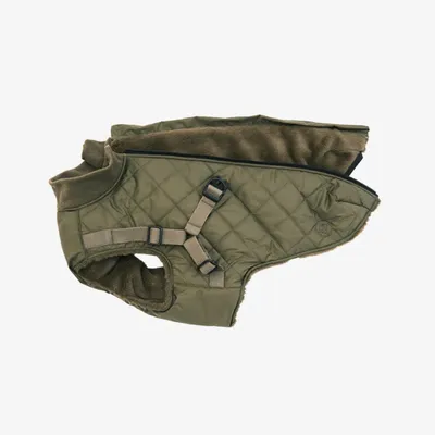Pet and Co Chien Manteau matelassé avec harnais Ruby
