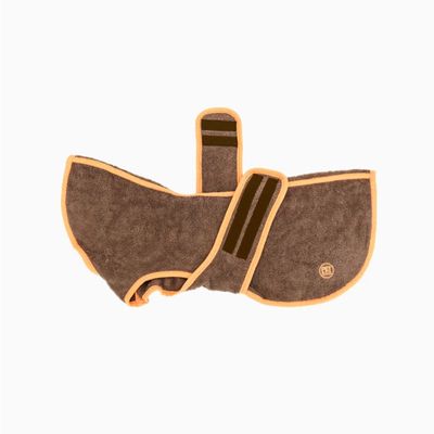 Pet and Co Chien Ensemble de spa manteau de bain et gants Wrappy