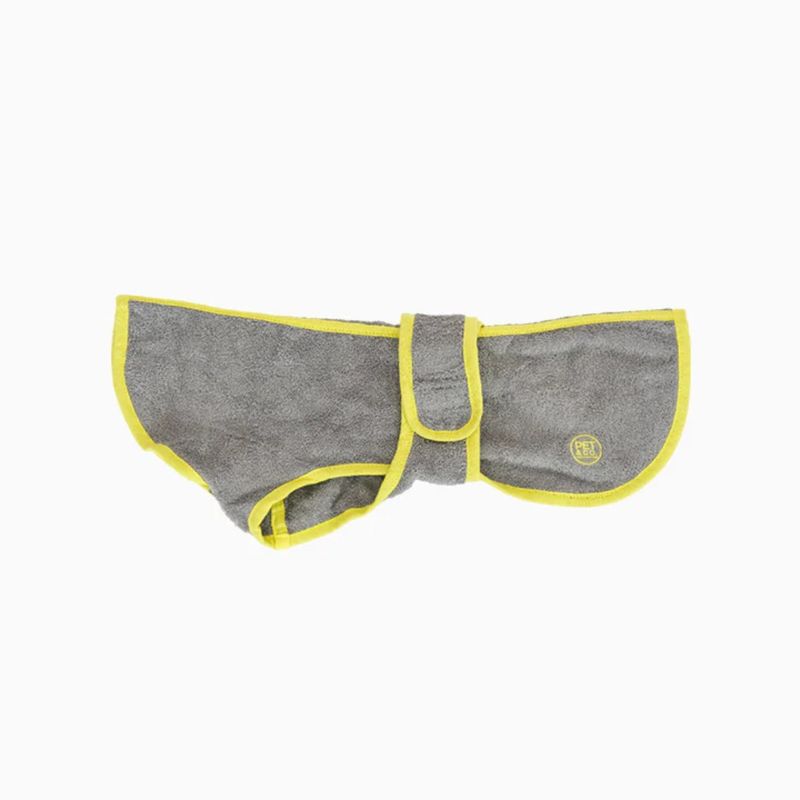 Pet and Co Chien Ensemble de spa manteau de bain et gants Wrappy