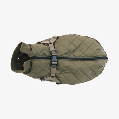 Pet and Co Chien Manteau matelassé avec harnais Ruby