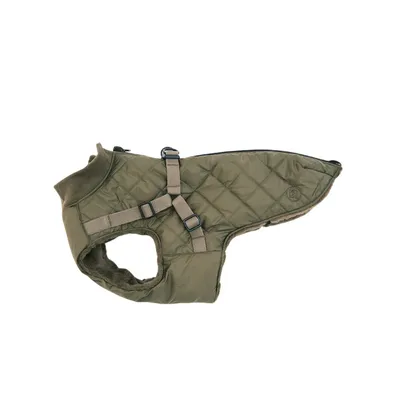 Pet and Co Chien Manteau matelassé avec harnais Ruby