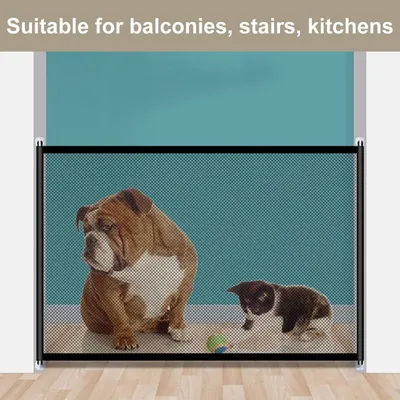 MCBOSON  Barrière de Sécurité pour Chiens 110 * 72CM
