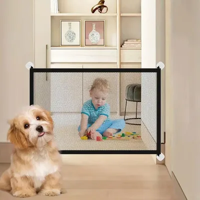 MCBOSON  Barrière de Sécurité pour Chiens 110 * 72CM