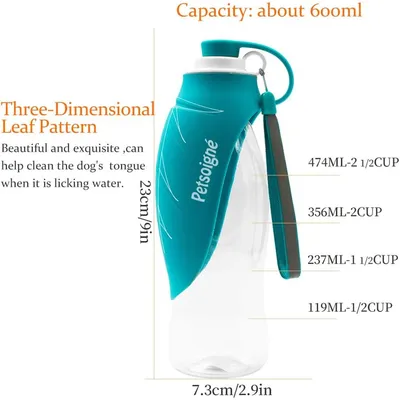 MCBOSON Gourde d'eau portable pour chien