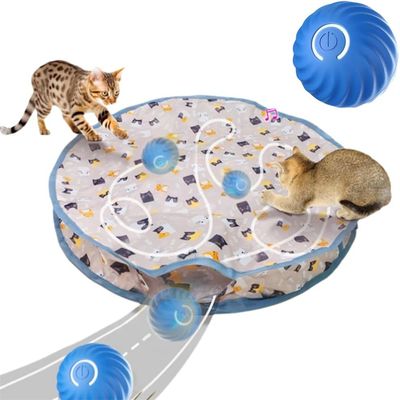 MCBOSON  Jouet Circuit de jeu avec balle pour chat