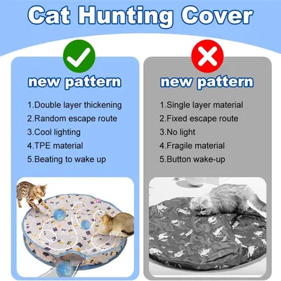 MCBOSON  Jouet Circuit de jeu avec balle pour chat