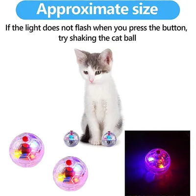 MCBOSON Jouet pour chat à boule lumineuse
