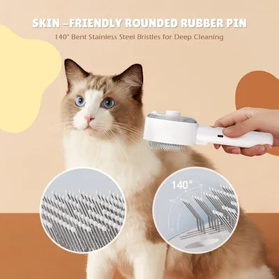 MCBOSON Brosse Chat Vapeur