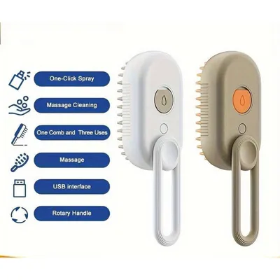 MCBOSON Brosse à Vapeur Électrique pour Chiens et Chats MCBOSON Brosse à Vapeur Électrique pour Chiens et Chats