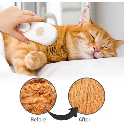 MCBOSON Brosse à Vapeur Électrique pour Chiens et Chats