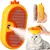 MCBOSON Brosse autonettoyante à vapeur pour chat et chien