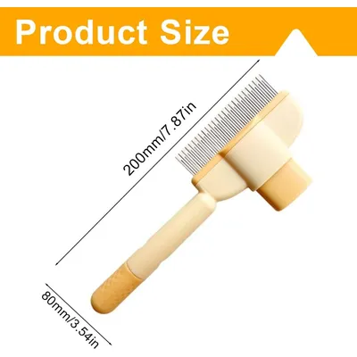 MCBOSON Peigne Démêlant Ergonomique pour Chien & Chat